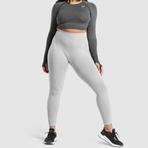 Gymshark vital seamless 2.0 light gray leggings size SMALL